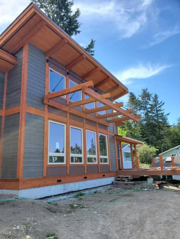 A recent home construction job in the Sequim, WA area