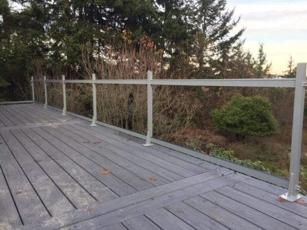 After a completed custom decking project in the Sequim, WA area
